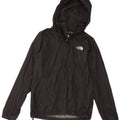 The North Face Damen-Regenjacke mit Kapuze, UK 10, Größe S, schwarzes Nylon