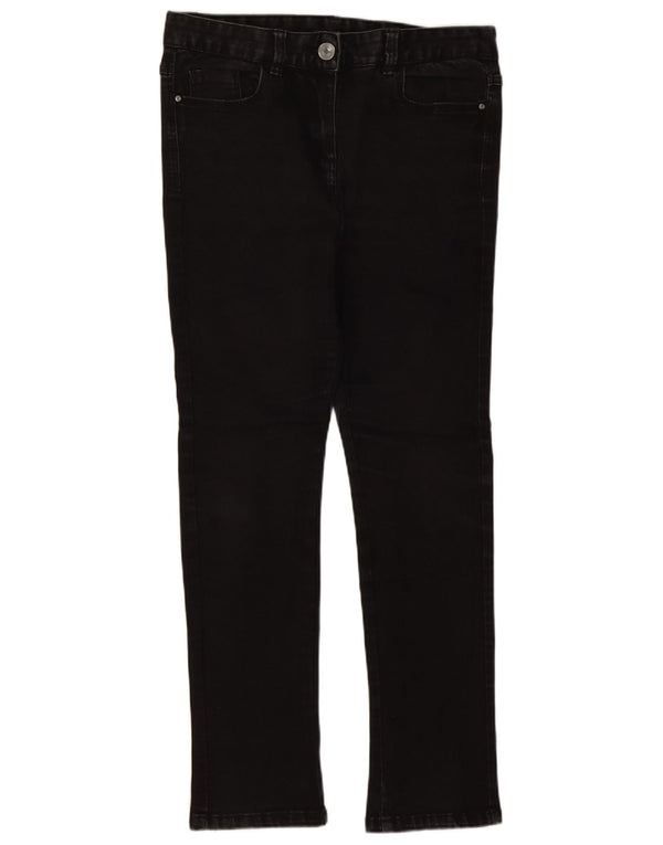 M&Co Damen Slim Jeans UK 8 Small W28 L26 Schwarze Baumwolle