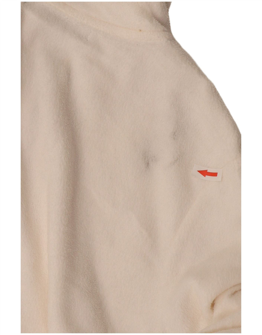 Marks & Spencer Damen Fleecejacke UK 12 Medium Off White Polyester