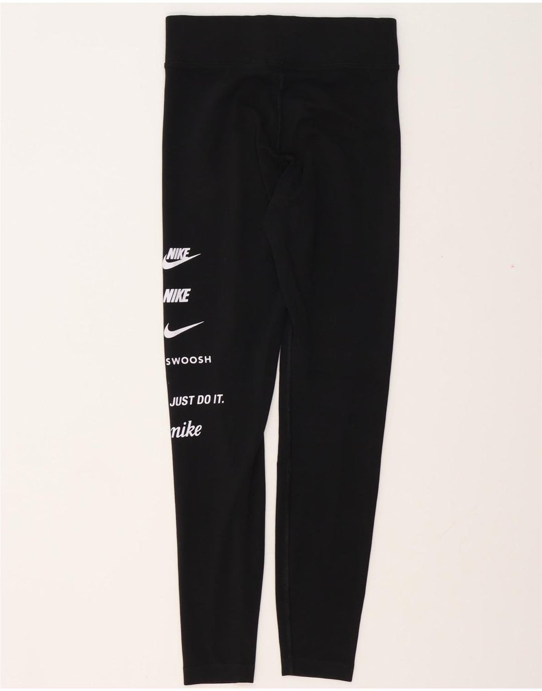 NIKE Damen-Leggings mit Grafik, UK 10, Größe S, Schwarz, Polyester