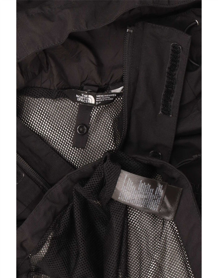The North Face Herren-Regenjacke mit Kapuze, UK 36, Small, schwarzes Nylon