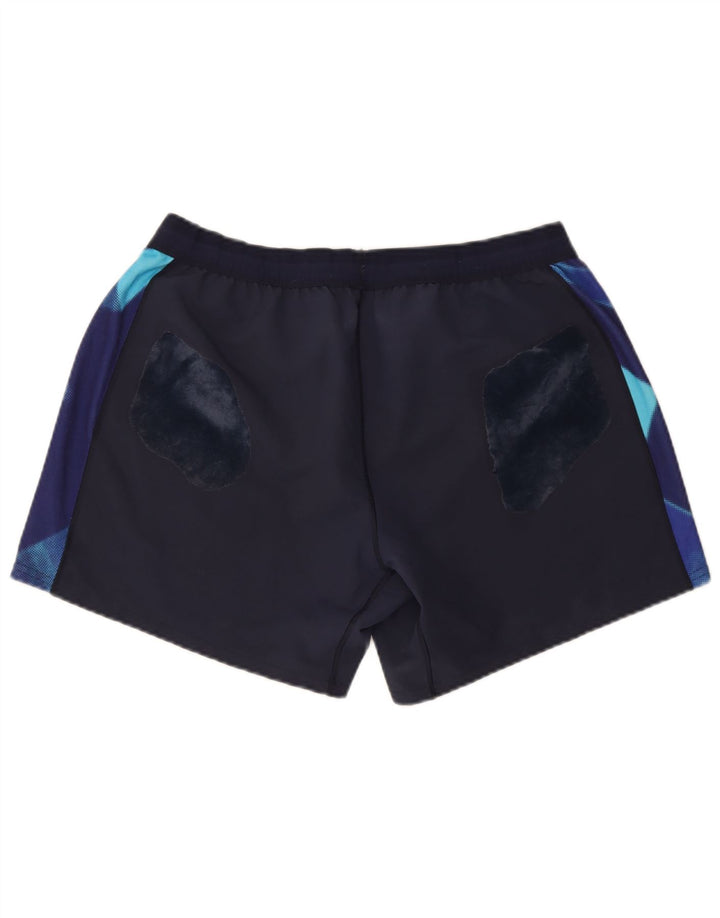 Umbro Herren-Sportshorts XL, Marineblau, Farbblock