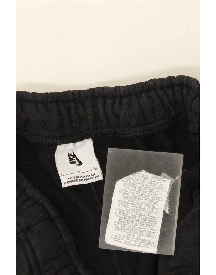 Nike Herren-Trainingshose, Jogginghose, Größe L, Schwarz, Baumwolle