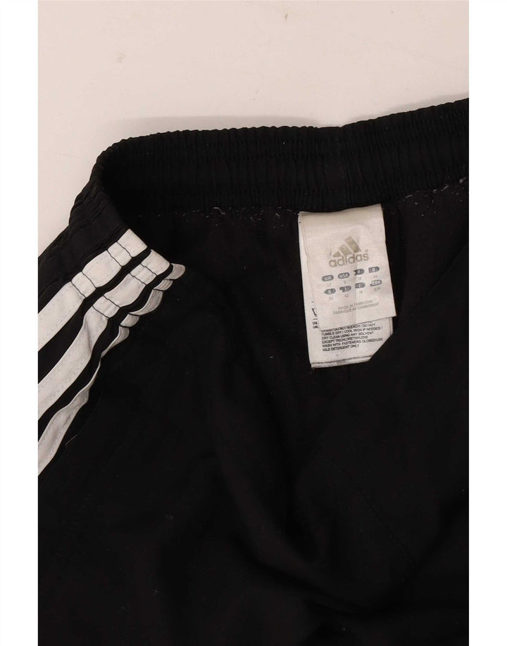 Adidas Damen Trainingshose Jogger UK 10 Small Schwarz Polyester