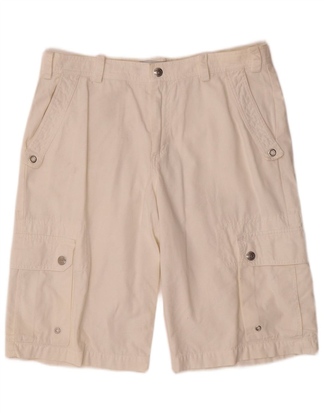 Sergio Tacchini Herren Cargoshorts W32 Medium Weiß