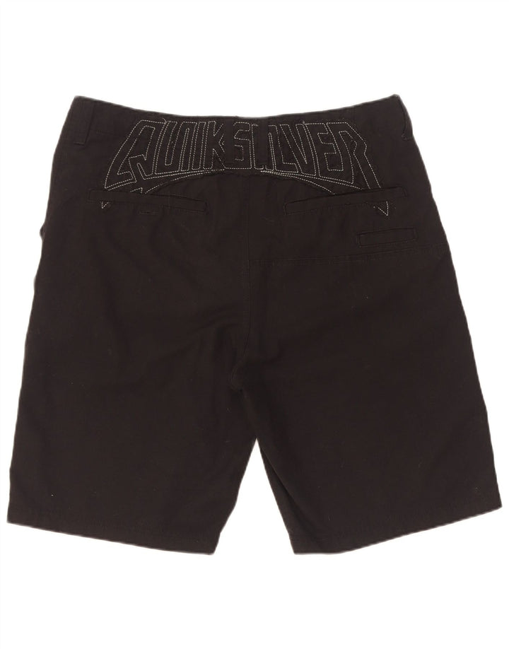 Quiksilver Herren Graphic Chino Shorts W34 Large Schwarz Polyester