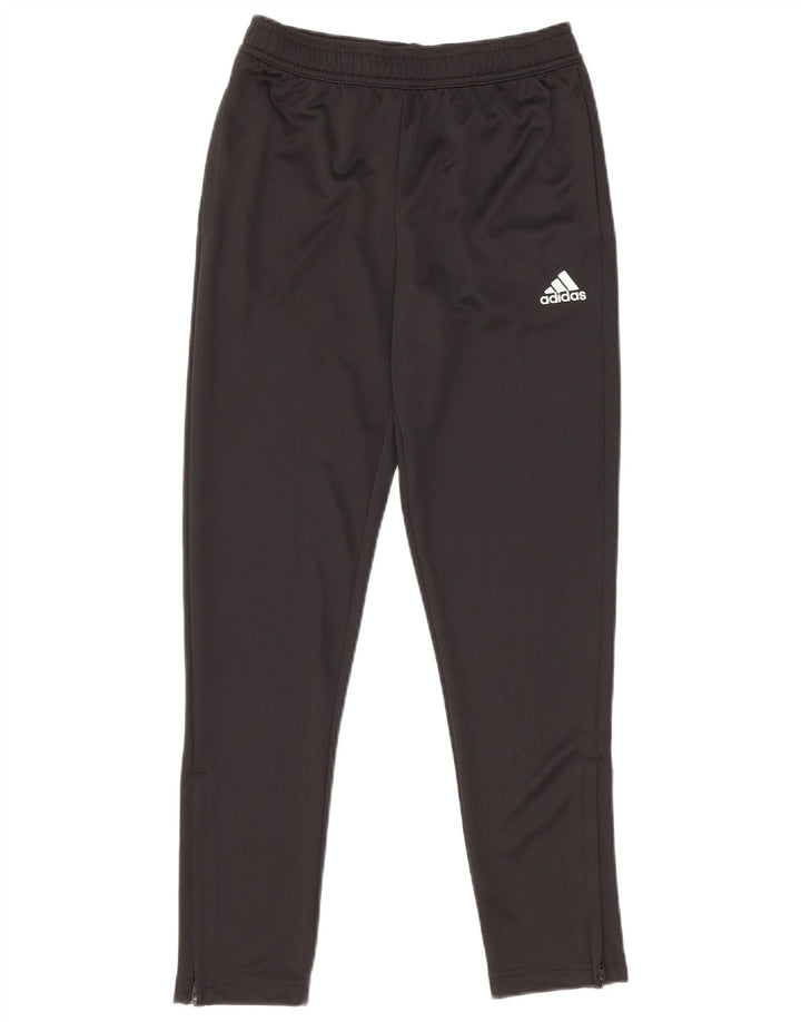 Adidas Jungen Aeroready Trainingshose 11–12 Jahre, schwarzes Polyester
