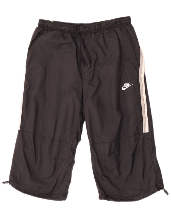 Nike Herren Bermuda Sport Shorts UK 31/32 Medium Schwarz