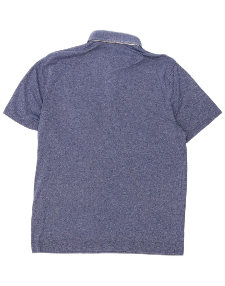 Ted Baker Herren-Poloshirt, Größe 5 XL, blaue Baumwolle