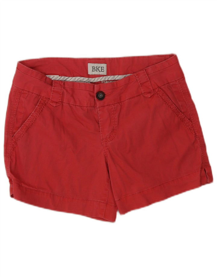 BKE Damen-Freizeitshorts, W26, Größe S, Rot, Baumwolle