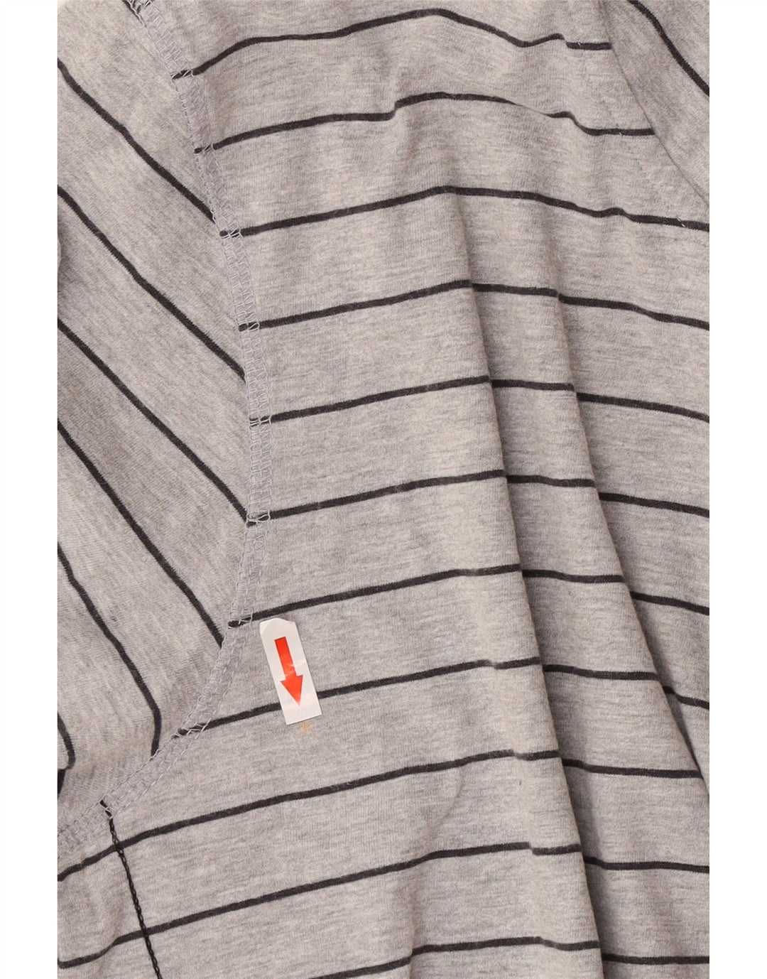 Mossimo Herren Kapuzenpullover XL grau gestreift aus Baumwolle