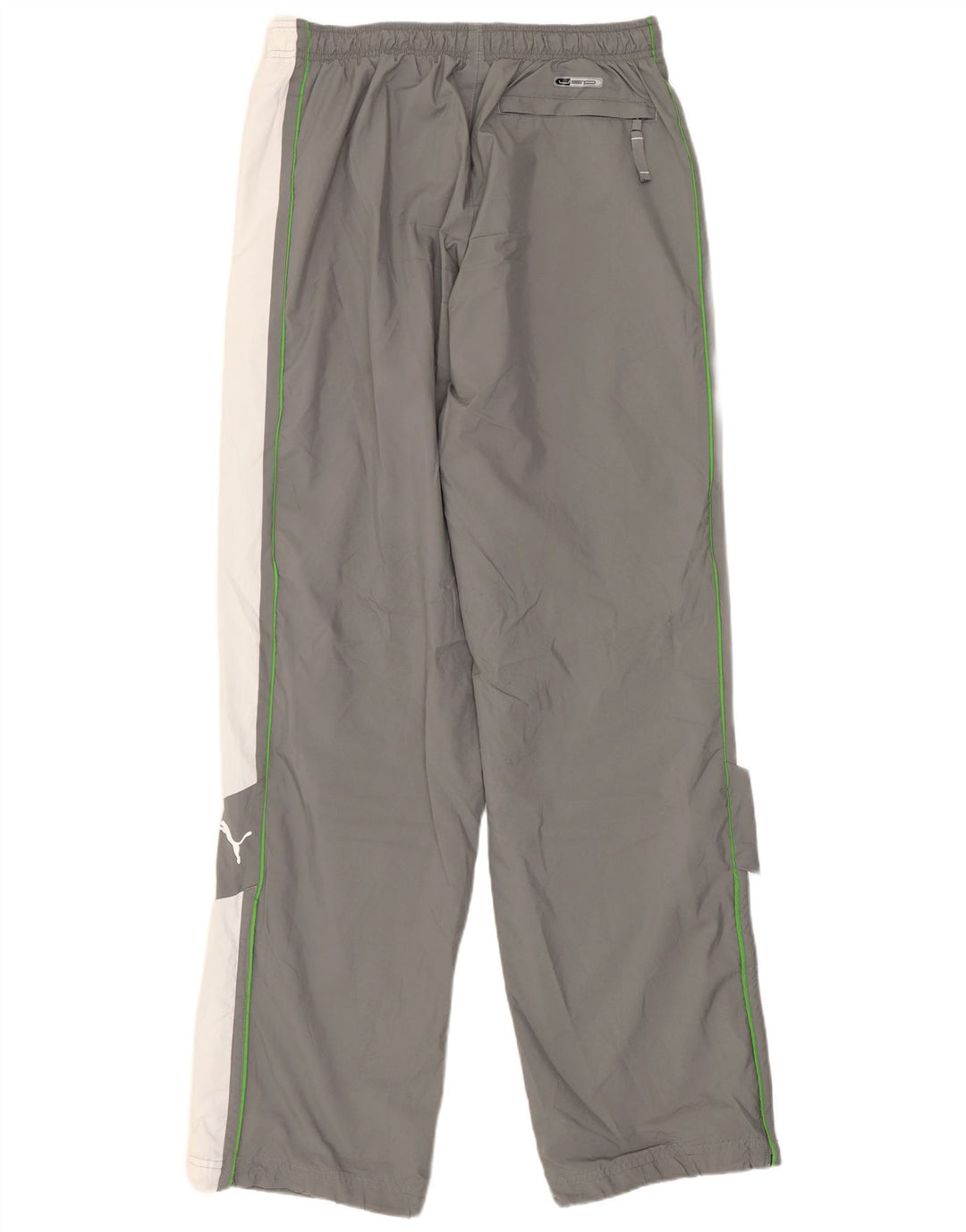 Puma Herren-Trainingshose aus mittelgrauem Colourblock-Polyester