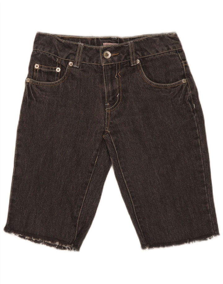 Levi's Mädchen-Jeansshorts, 9–10 Jahre, W24, graue Baumwolle