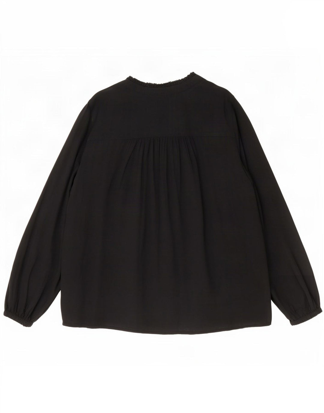 Marks & Spencer Damen-Blusenoberteil in Übergröße, Gr. 40, Größe L, Schwarz, Viskose