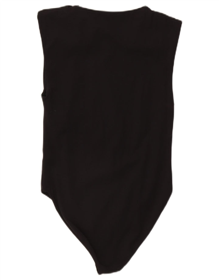 Ärmelloser Damen-Body von Zara, Gr. 44, Größe L, Schwarz, Polyamid