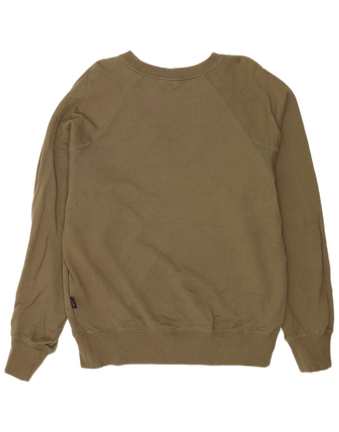 Nike Herren-Sweatshirt mit Grafik, groß, Khaki, Baumwolle