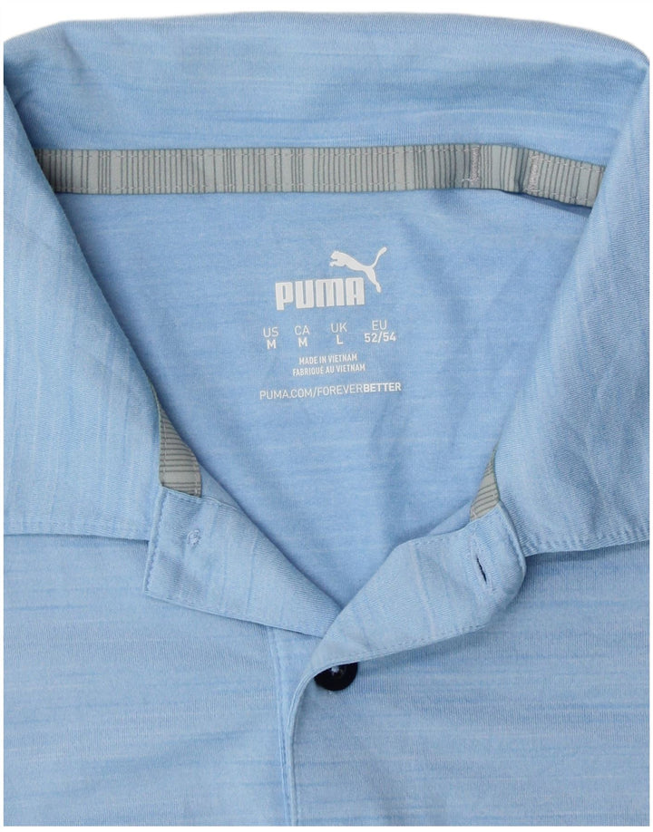 PUMA Herren Poloshirt Mittelblau
