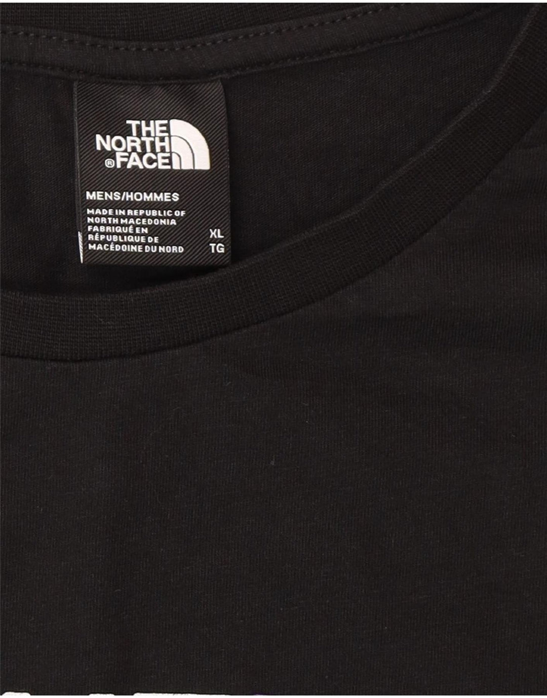 The North Face Herren Grafik-T-Shirt-Oberteil XL Schwarz