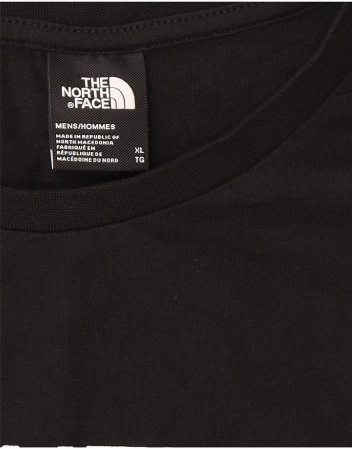 The North Face Herren Grafik-T-Shirt-Oberteil XL Schwarz