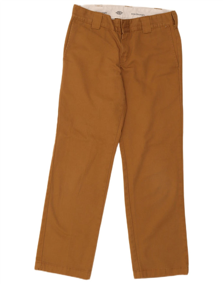 Dickies Slim Straight Chino-Hose für Herren, W30, L32, braun, Polyester