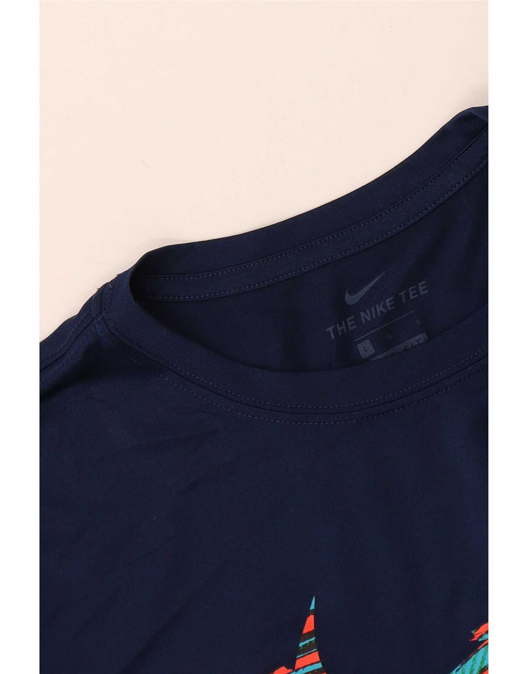Nike Herren Dri Fit Graphic T-Shirt Top Large Marineblau