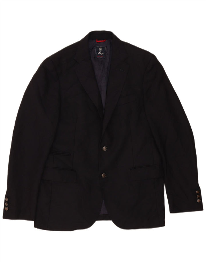 Fay Herren 2-Knopf-Blazerjacke IT 52 XL Marineblau