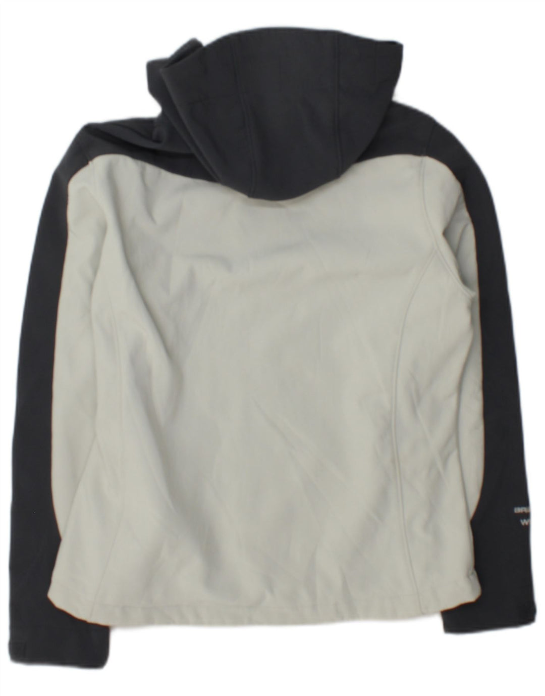 Brugi Damen-Windbreakerjacke mit Kapuze, UK 10, Größe S, Grau, Farbblock
