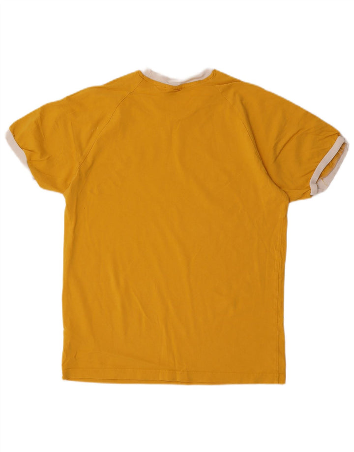 Adidas Herren T-Shirt Top mittelgelbe Baumwolle