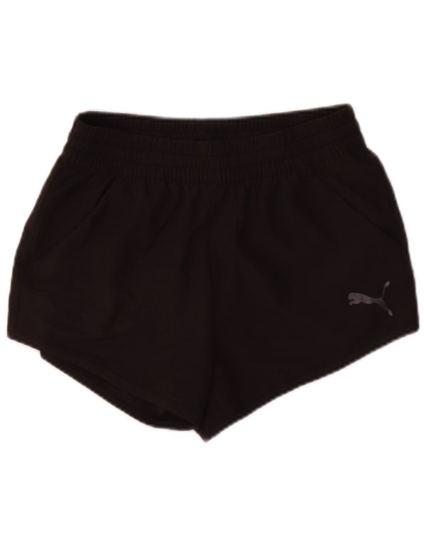 Puma Jungen Sportshorts 15–16 Jahre, schwarzes Polyester