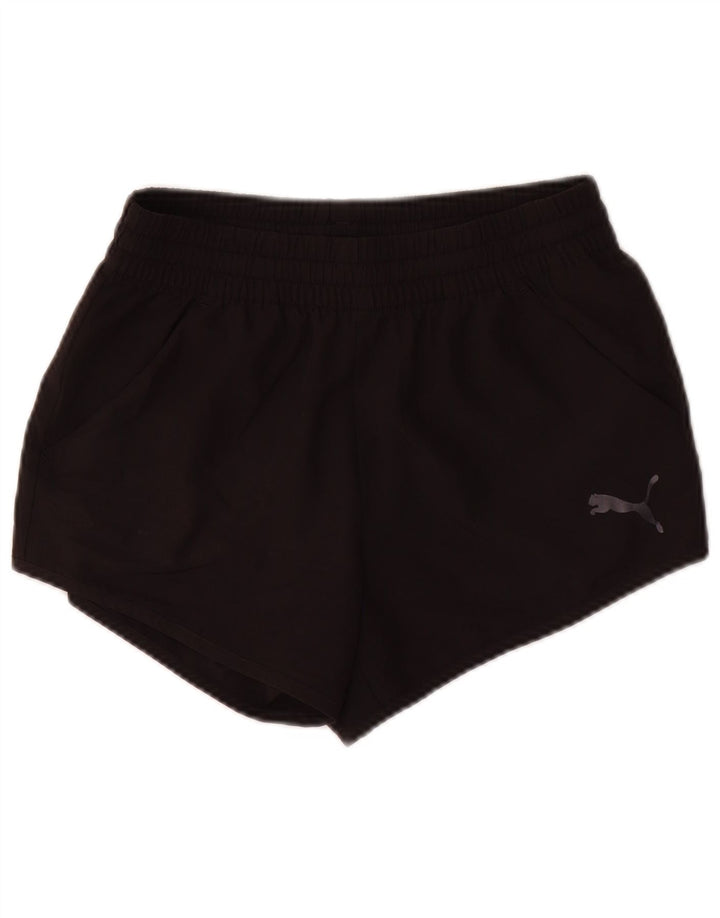 Puma Jungen Sportshorts 15–16 Jahre, schwarzes Polyester