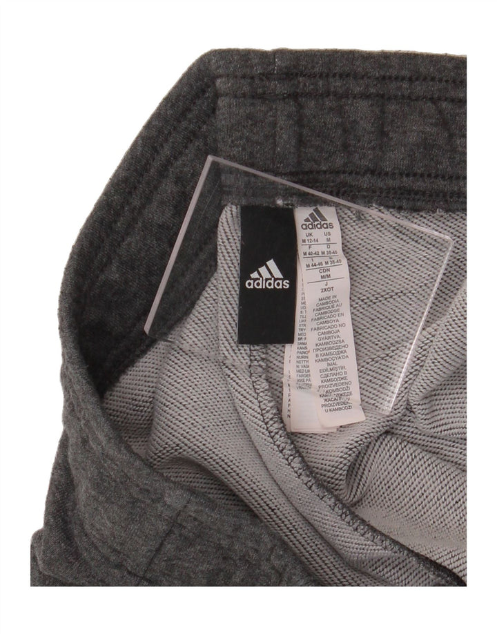 ADIDAS Womens Tracksuit Trousers Joggers Medium Grey Cotton Vintage Adidas and Second-Hand Adidas from Messina Hembry 