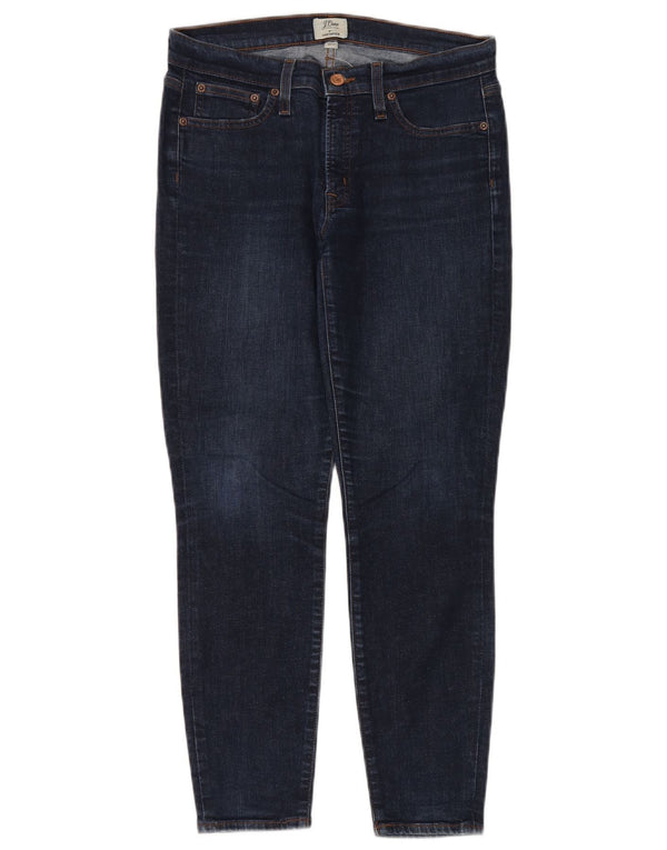 J. Crew Womens Toothpick Skinny Jeans US 8 Medium W28 L28 Marineblaue Baumwolle