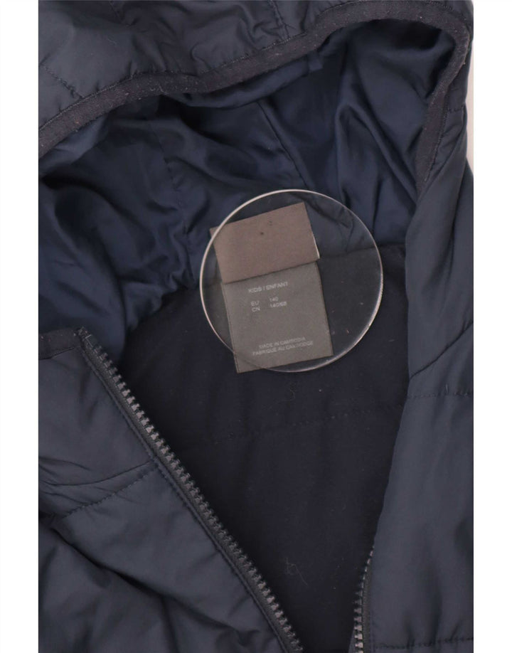Jack Wolfskin Wattierte Jacke mit Kapuze für Jungen, 9–10 Jahre, Marineblau