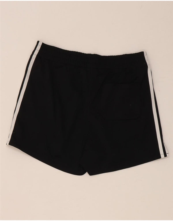 Adidas Damen Sportshorts UK 10 Small Schwarz Polyester