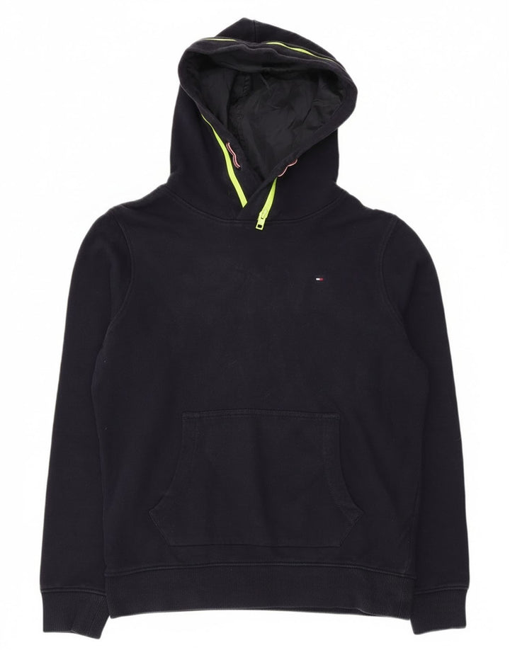 Tommy Hilfiger Kapuzenpullover für Jungen, 13–14 Jahre, marineblaues Polyester