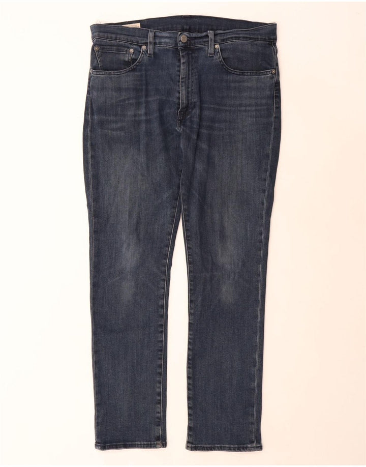 LEVI'S Herren Slim Jeans W34 L30 Blaue Baumwolle