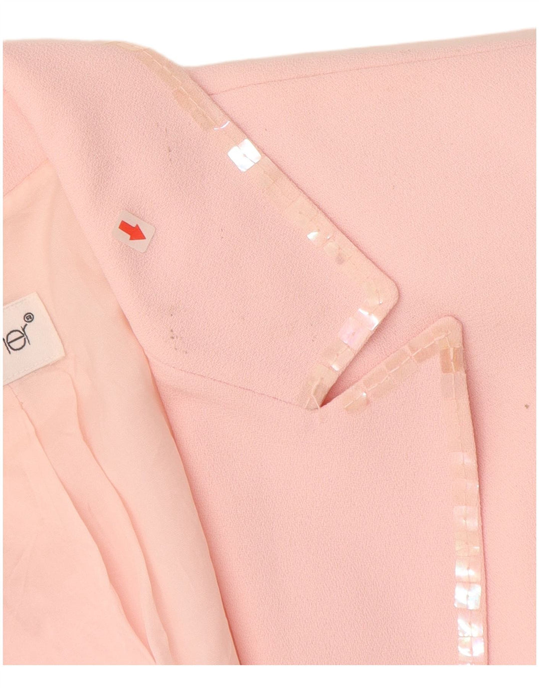 TOGETHER Damen-Blazerjacke mit 1 Knopf, UK 12, Mittelrosa, Polyester