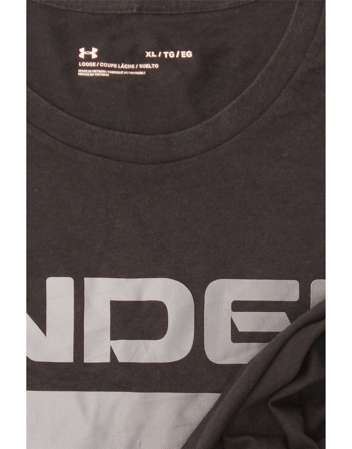 Under Armour Herren Grafik T-Shirt Top XL Schwarz