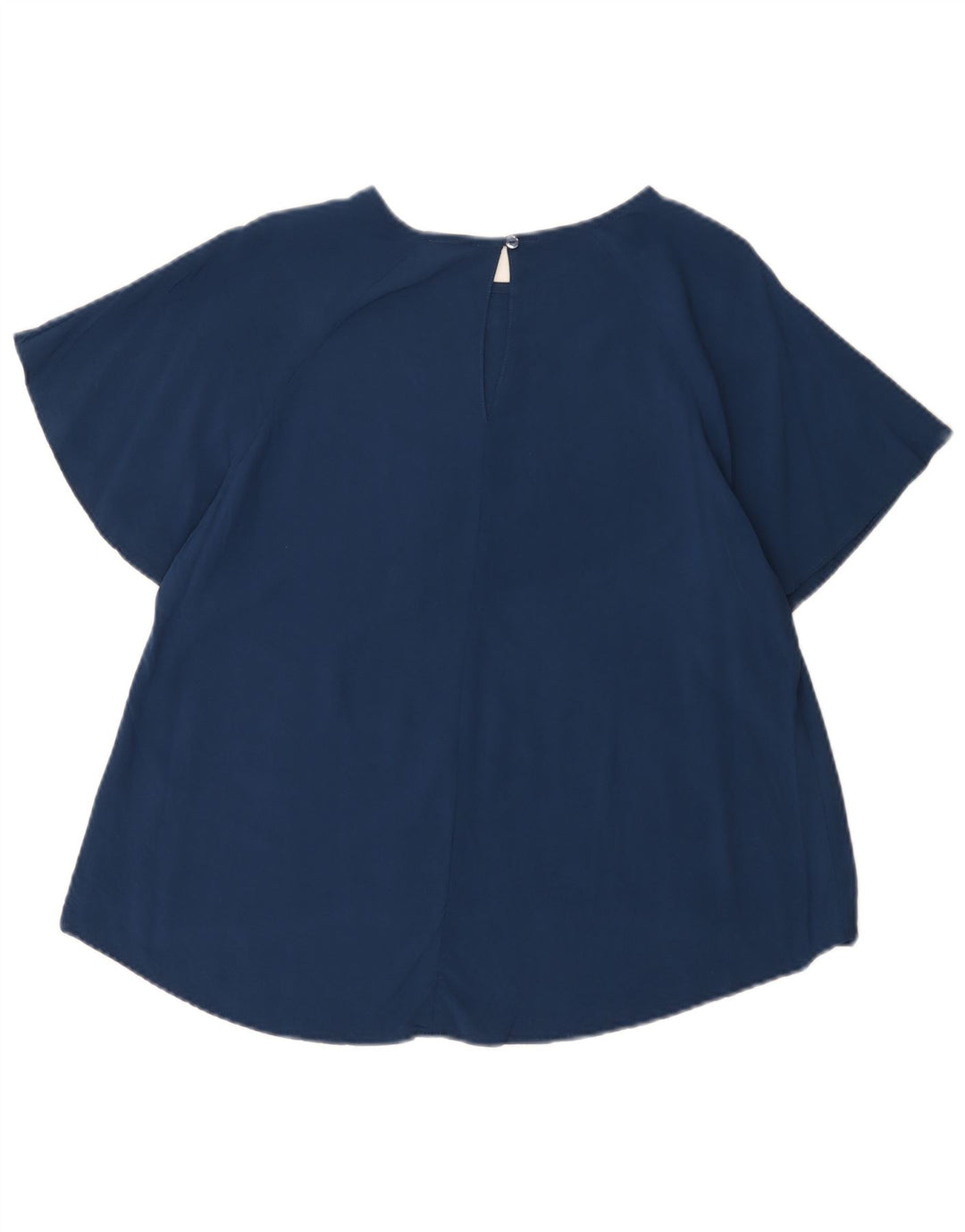 Sun68 Damen-Blusenoberteil UK 14 Mittelmarineblaue Viskose