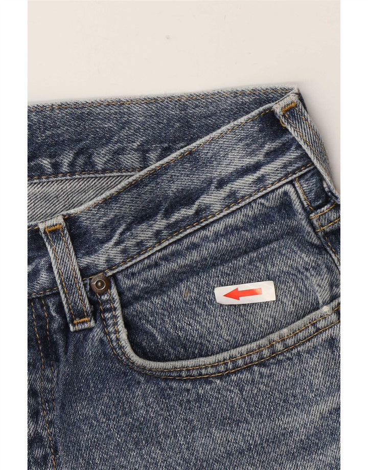 Lee Herren Straight Jeans W29 L32 Blaue Baumwolle