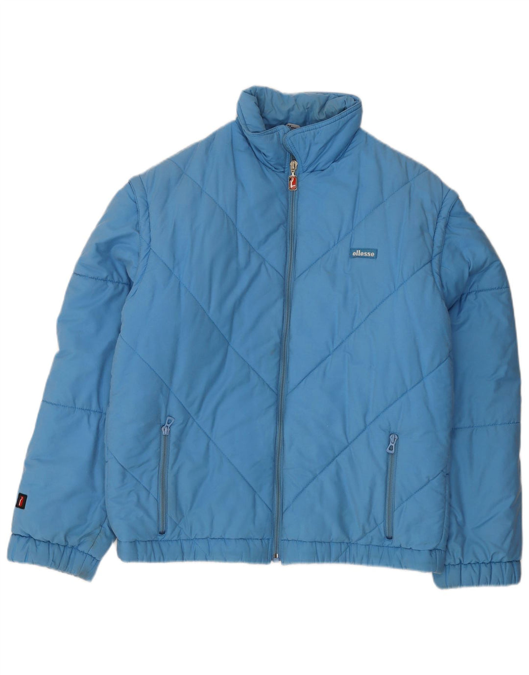 Ellesse Herren Wattierte Jacke IT 54 2XL Blaue Baumwolle