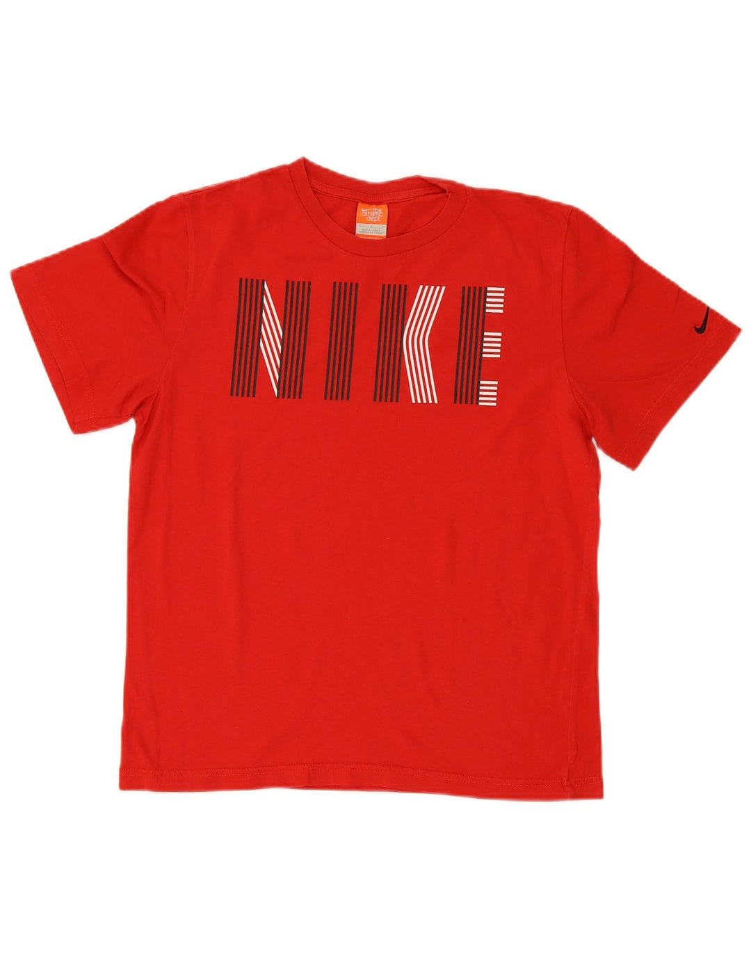 NIKE Mens Graphic T-Shirt Top Medium Red