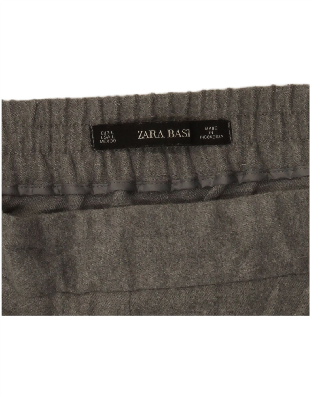 Kurze Hose von Zara für Damen, Größe L, W30, L25, Grau