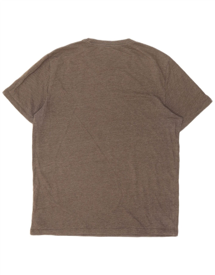 Gap Herren-T-Shirt mit Grafik, Größe L, aus grauer Baumwolle