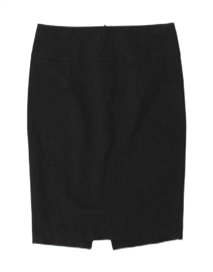 Zara Damen Bleistiftrock EU 34 2XS W24 Grau