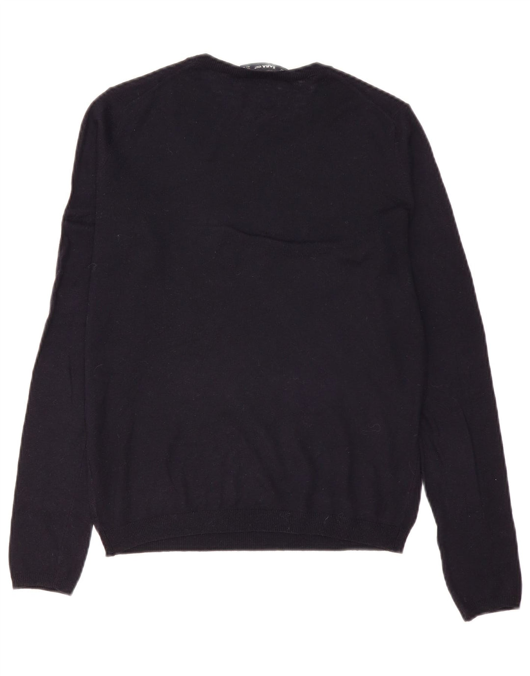 Zara Damen-Pullover mit Rundhalsausschnitt, Gr. 10, Größe S, Schwarz