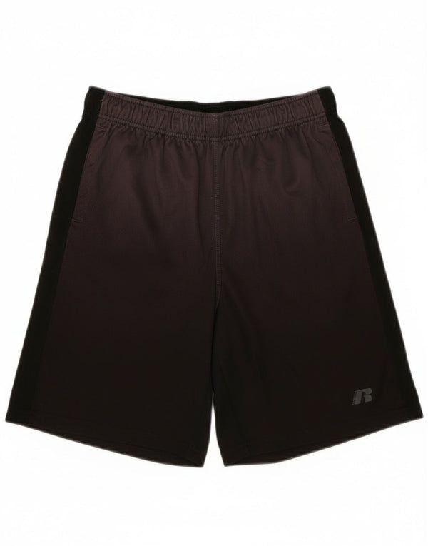 Russell Athletic Sportshorts für Jungen, 6–7 Jahre, Größe S, Schwarz, Farbblock