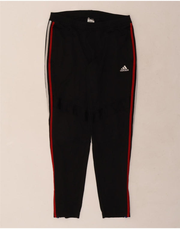 Adidas Damen Trainingshose UK 16/18 Large Schwarz Polyester