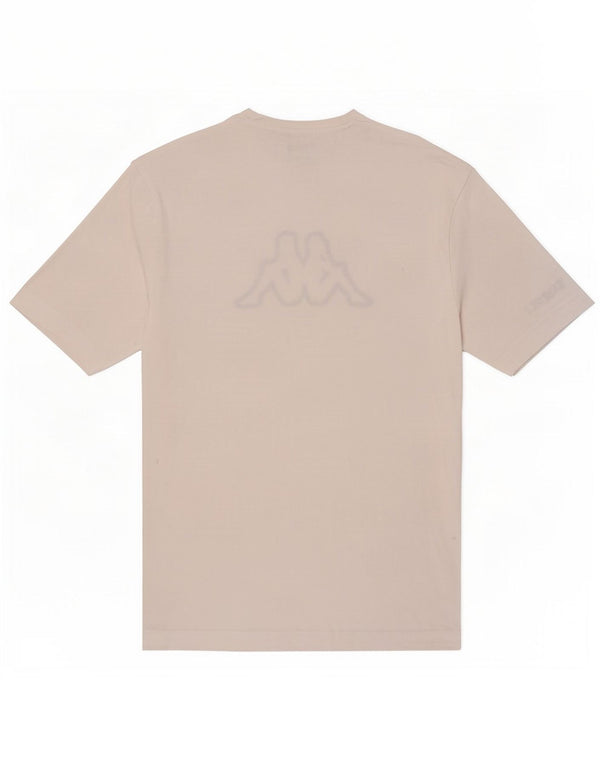Kappa Herren Grafik T-Shirt Top 2XL Weiße Baumwolle