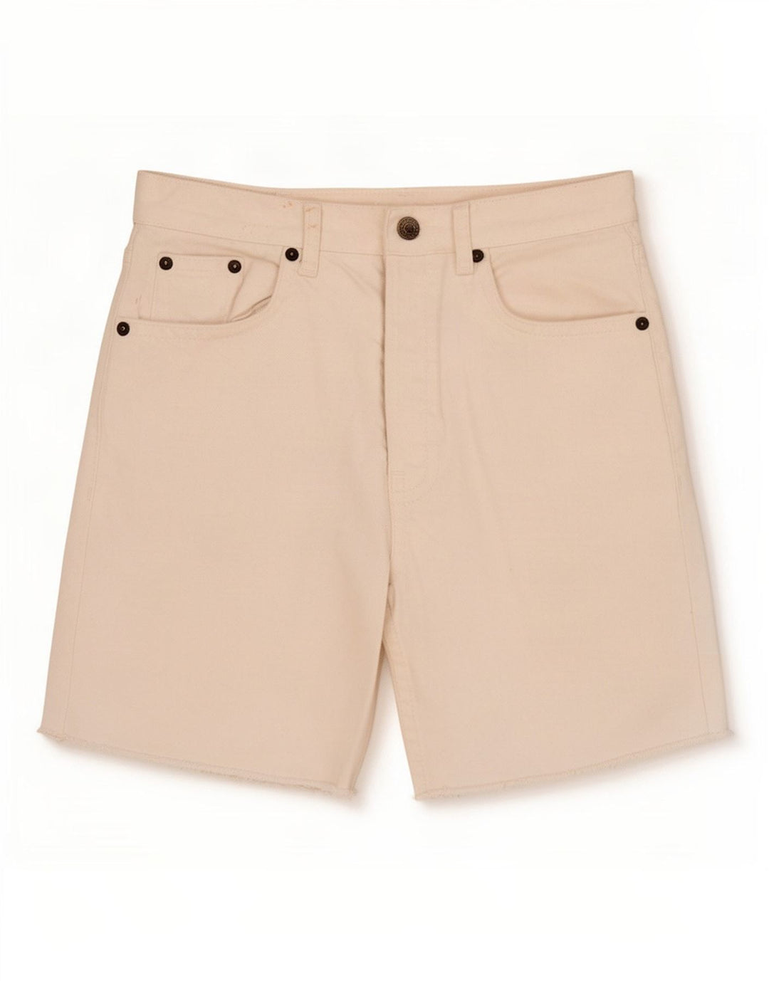 Topshop Damen Jeansshorts W28 Mittelweißes Polyester